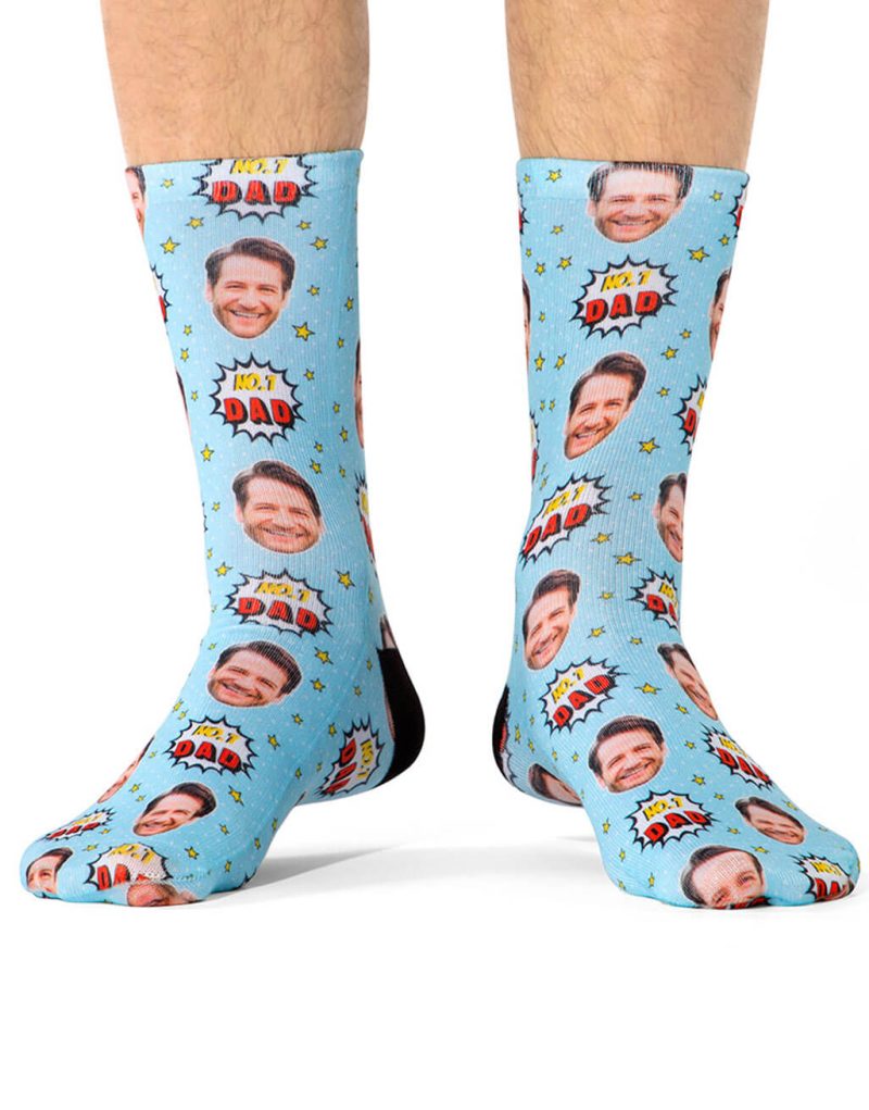 Number 1 Dad Socks