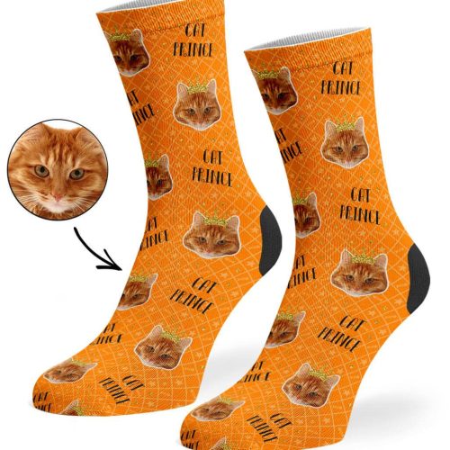 ORange Cat Prince Socks