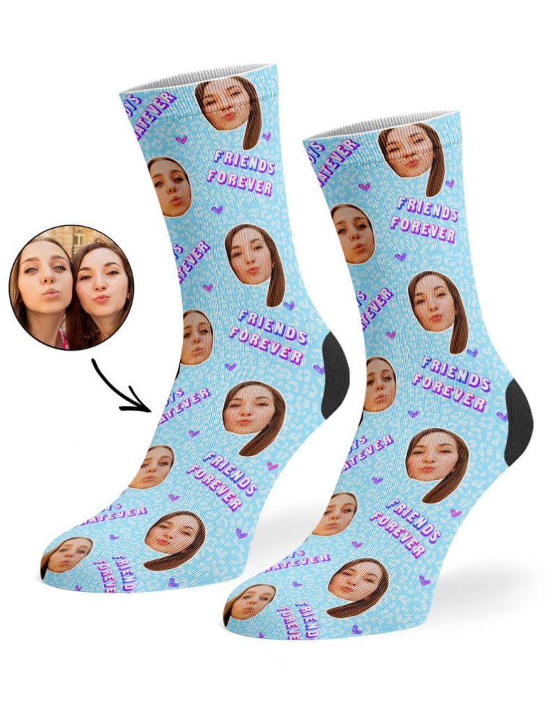 Friends Forever Boys Whatever Custom Socks