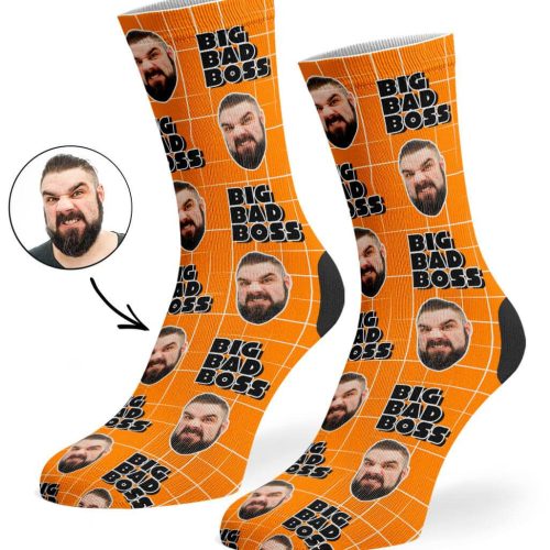 Orange Big Bad Boss Socks