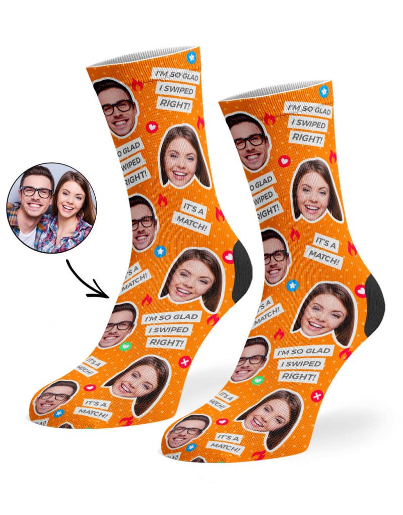 Orange Tinder Socks