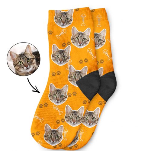 My Cat On Childrens Socks