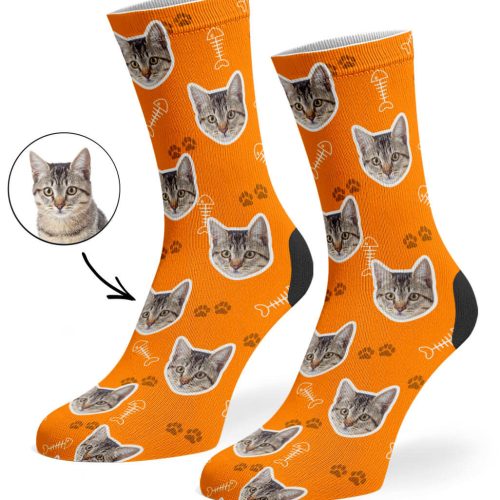 Orange Your Cat On Socks