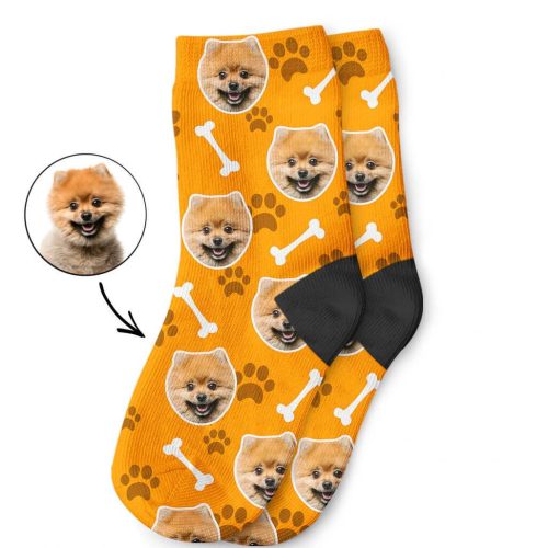 Orange Your Dog On Kids Socks 1