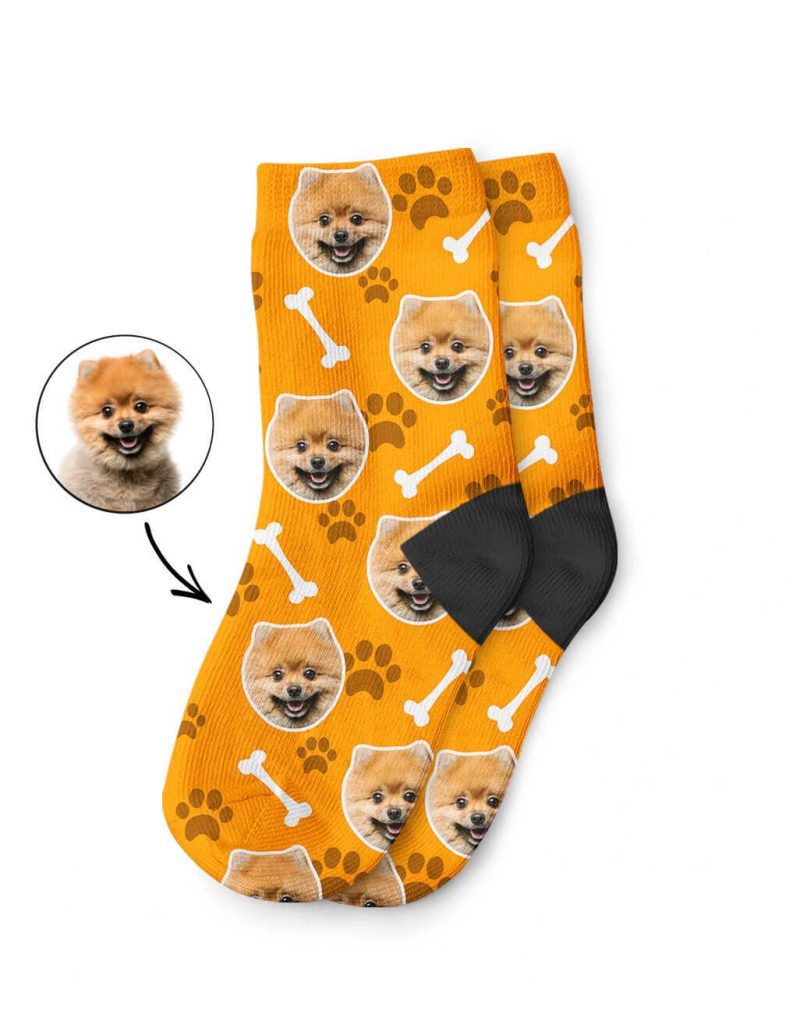 Orange Your Dog On Kids Socks 1