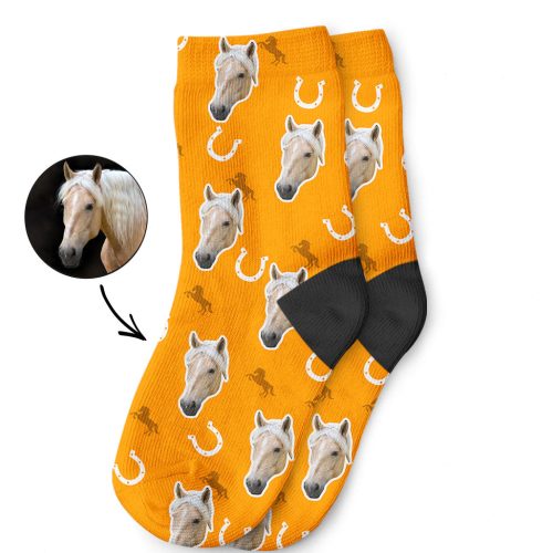 My Horse's Face on Childrens Socks