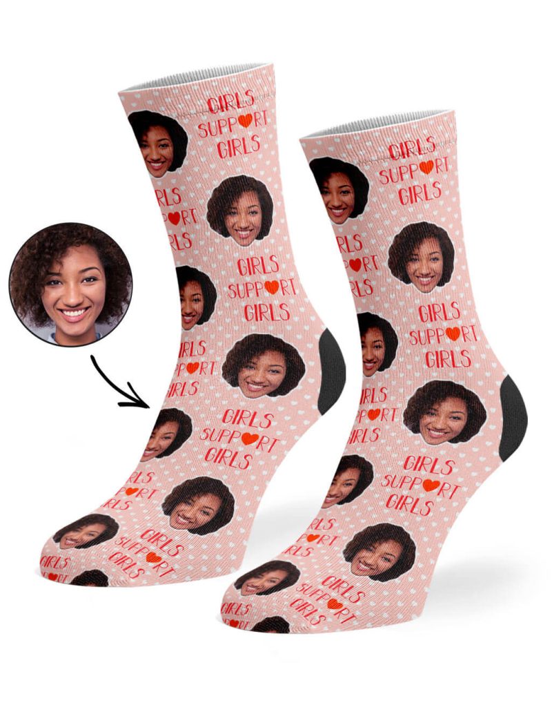 Peach Girls Support Socks