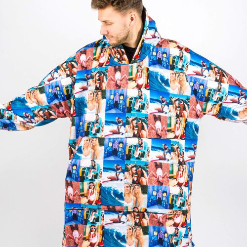 Photo blanket hoodie