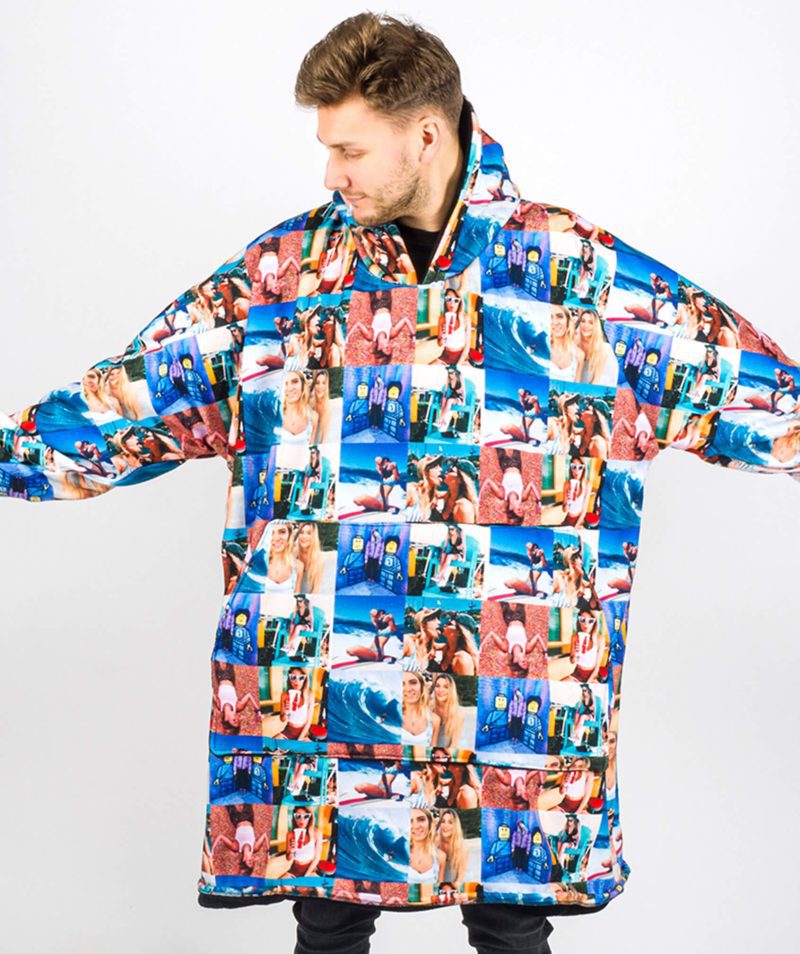 Photo blanket hoodie