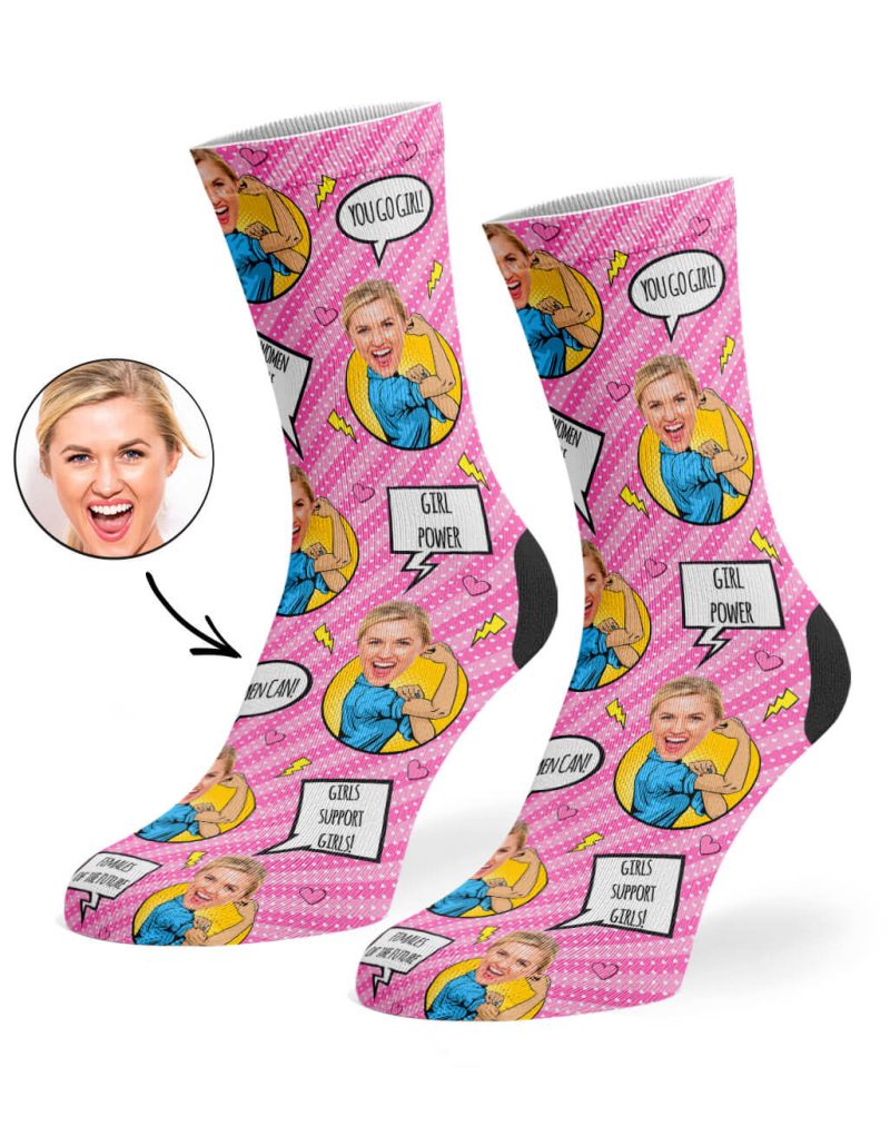 Pink Strong Women Socks