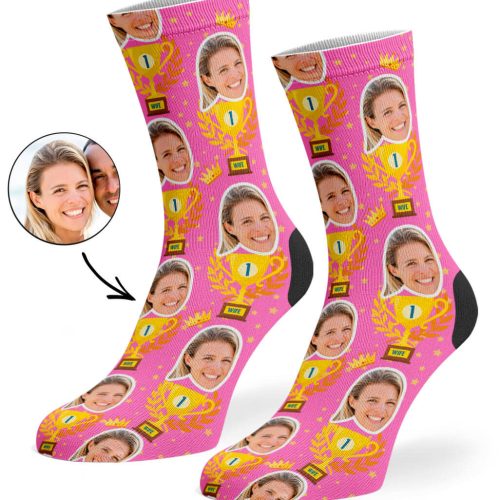 Pink Trophy Wife Socks