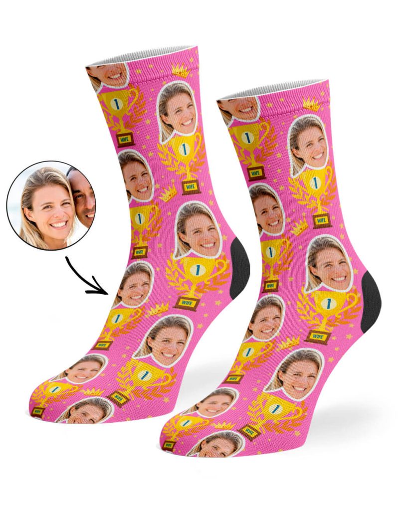 Pink Trophy Wife Socks