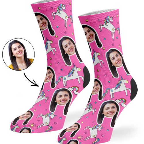 Pink Unicorn Socks