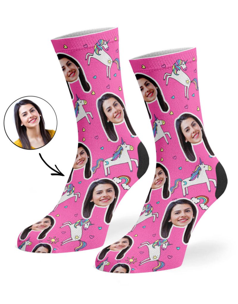 Pink Unicorn Socks