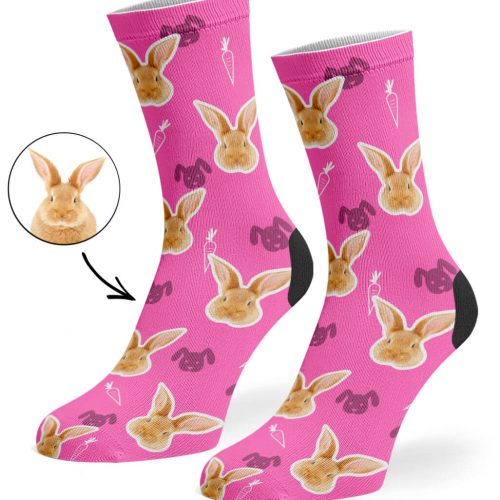 Pink Your Rabbit on Socks