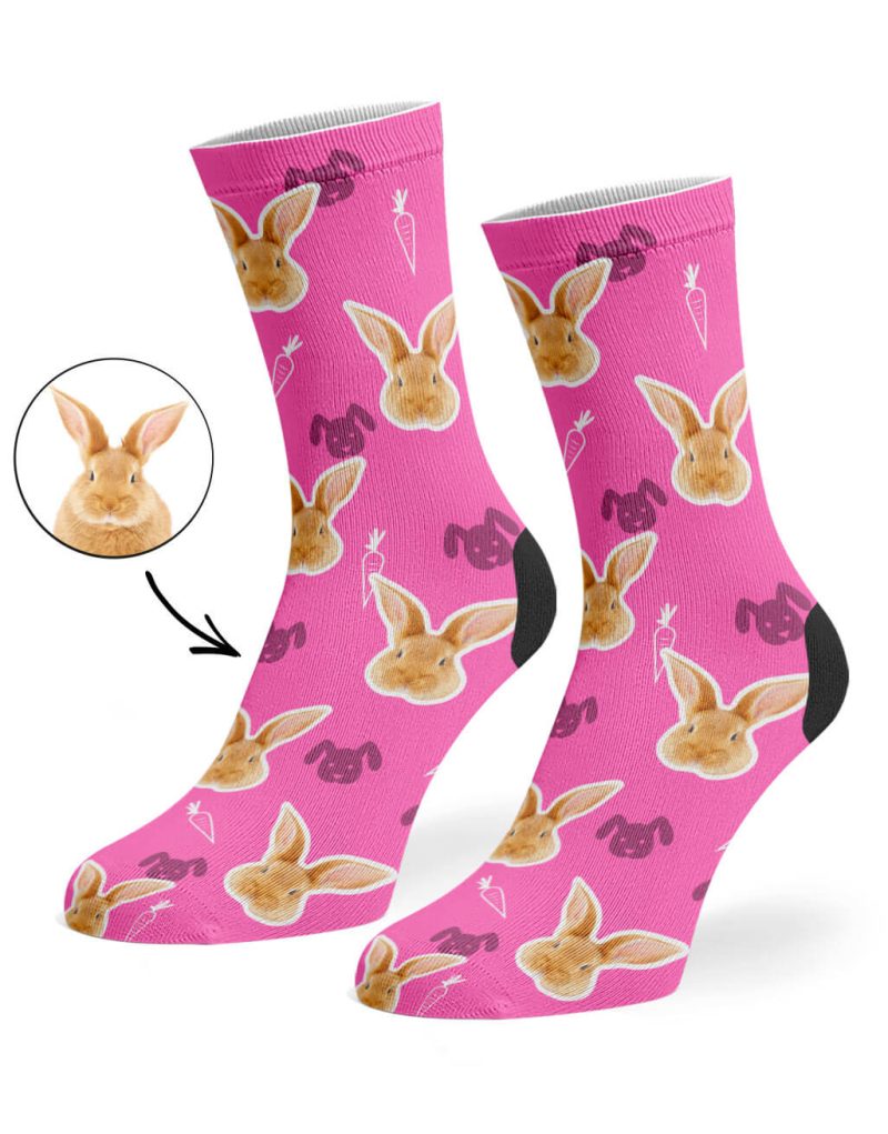 Pink Your Rabbit on Socks