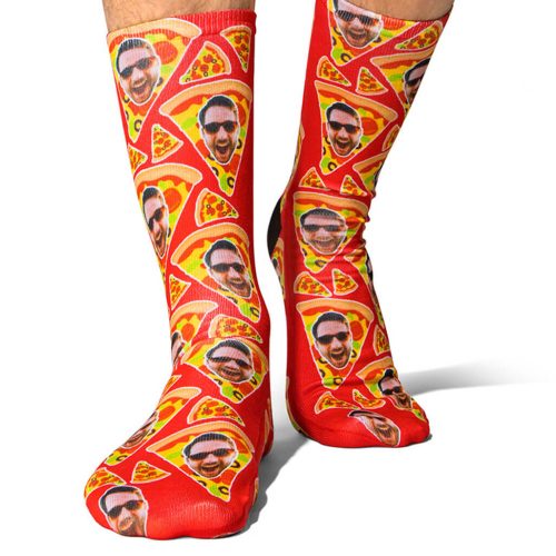 Pizza My Face Socks