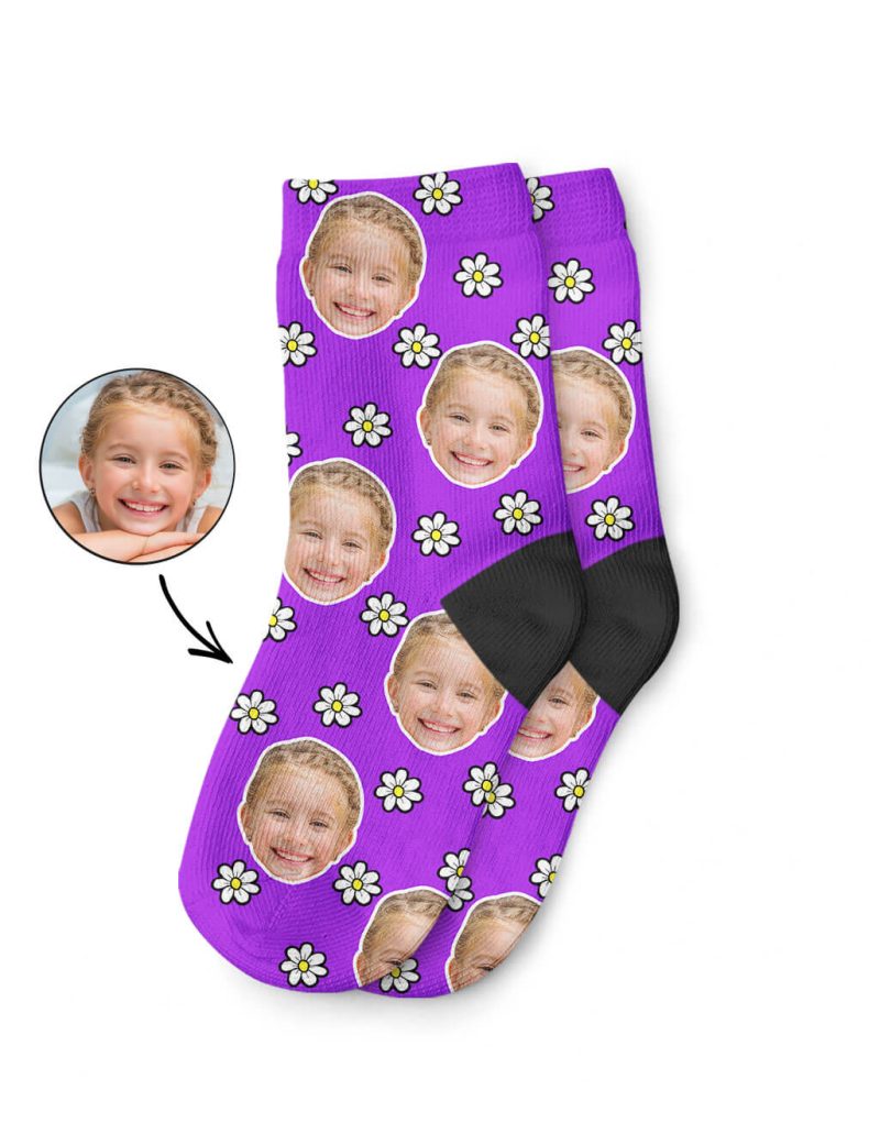 Daisy Face Kids Socks Gift