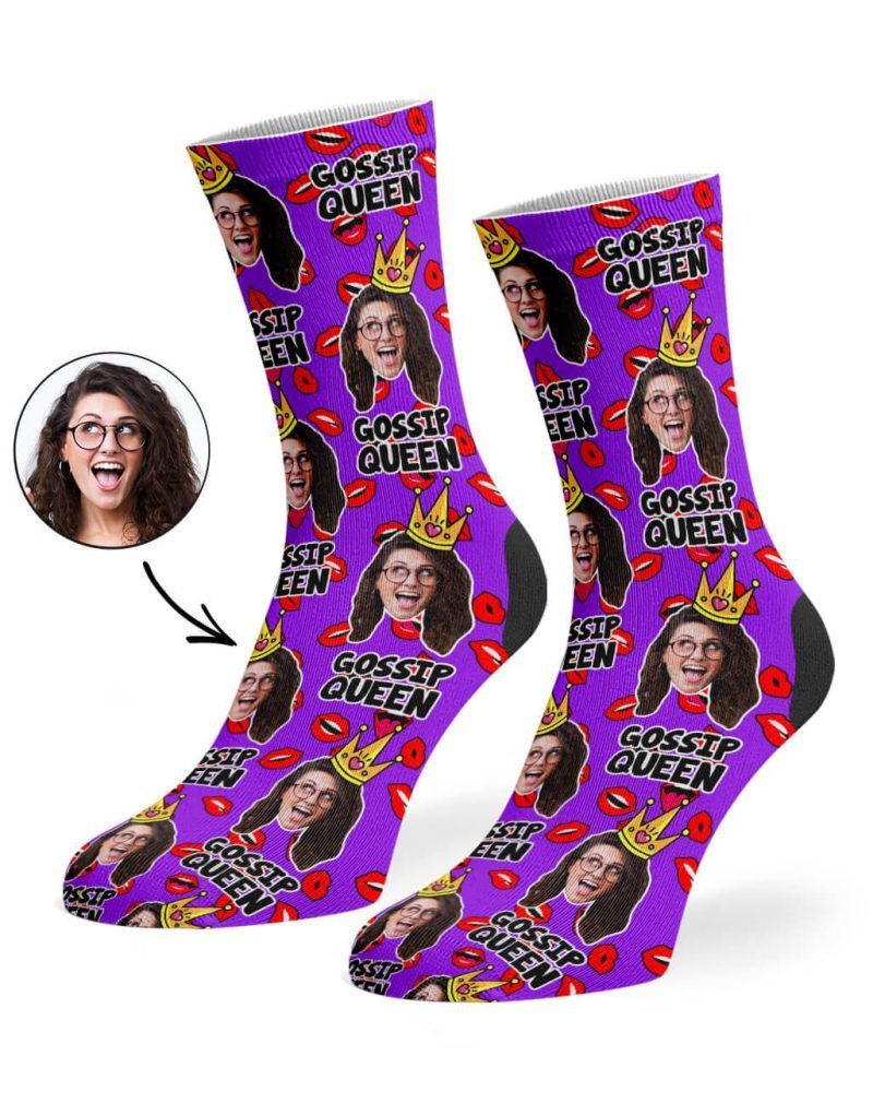 Purple Gossip Queen Socks