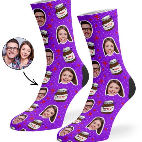 Purple Nutty About You Socks