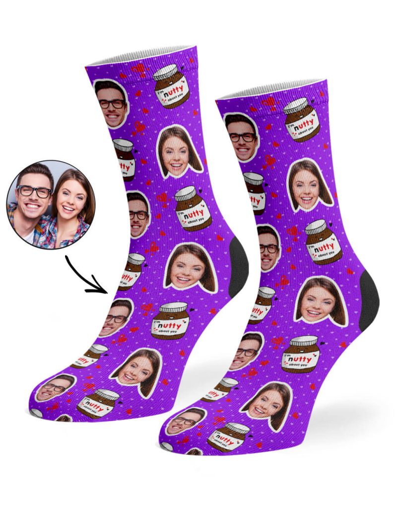 Purple Nutty About You Socks