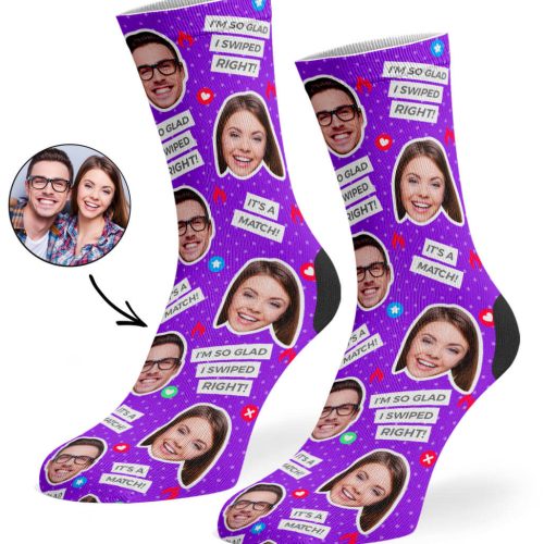 Purple Tinder Socks