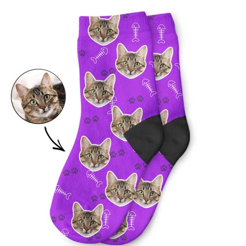 Your Cat On Childrens Socks