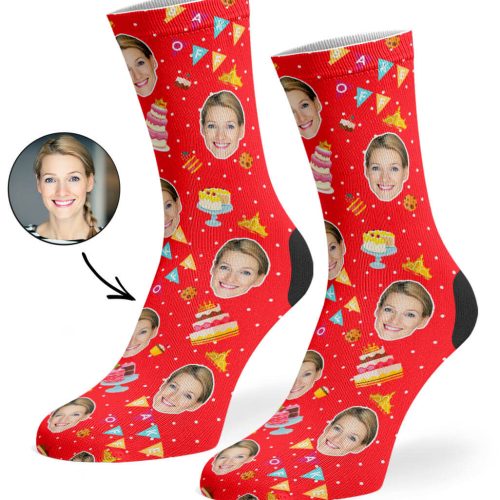 Red Bake Off Queen Socks