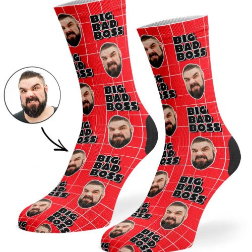 Red Big Bad Boss Socks