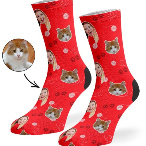 Red Cat Owner Socks