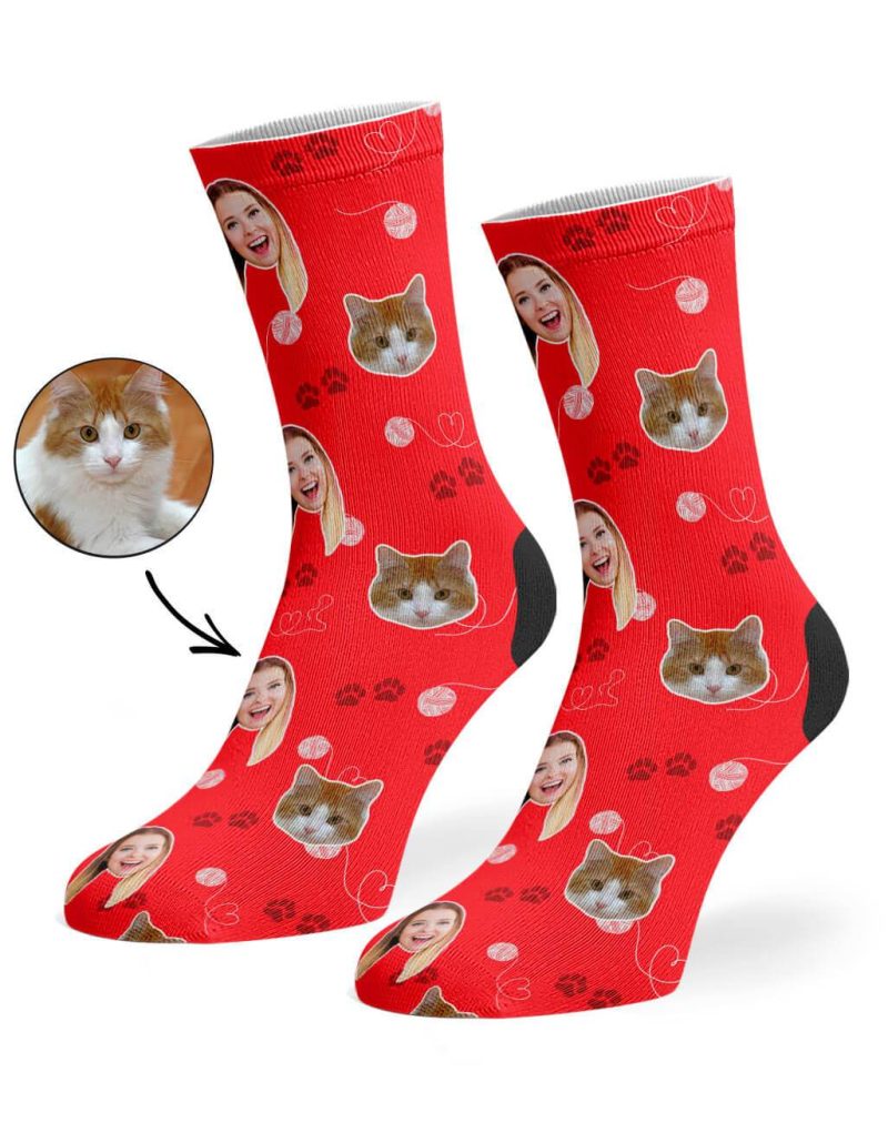 Red Cat Owner Socks