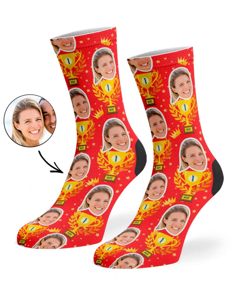 Red Trophy Wife Socks