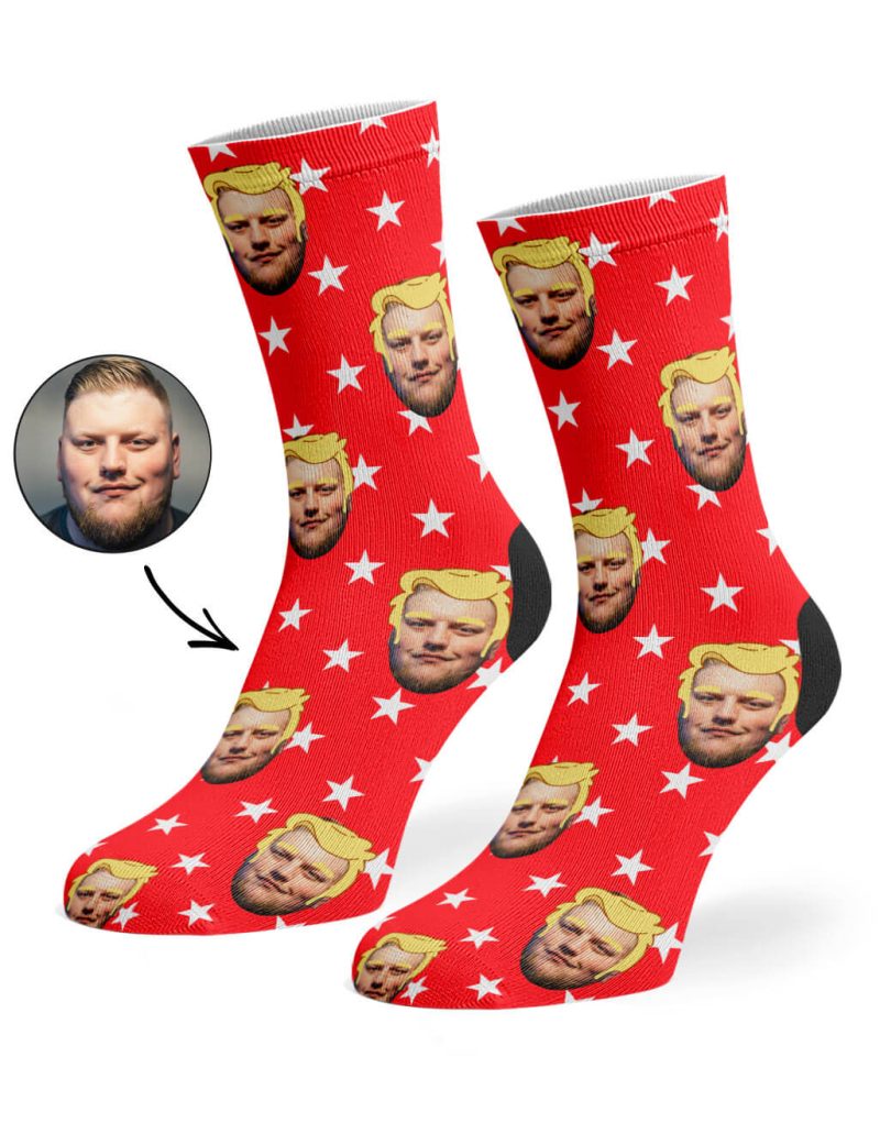 Red Trump Me Socks