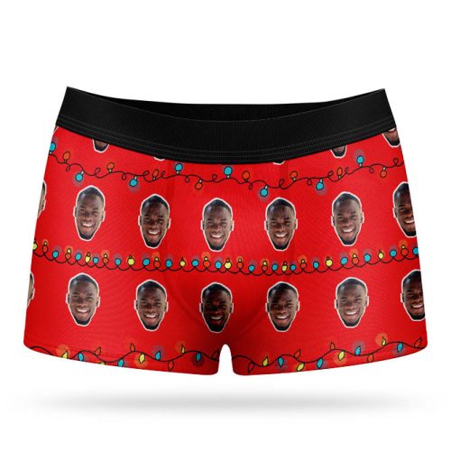 Red Christmas Lights Boxers