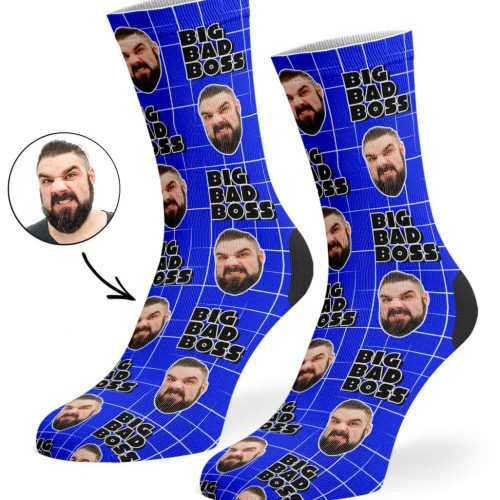 Royal Blue Big Bad Boss Socks