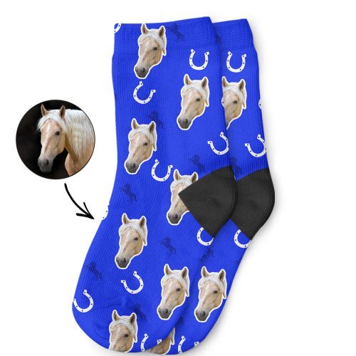 Kids Horse Photo Socks