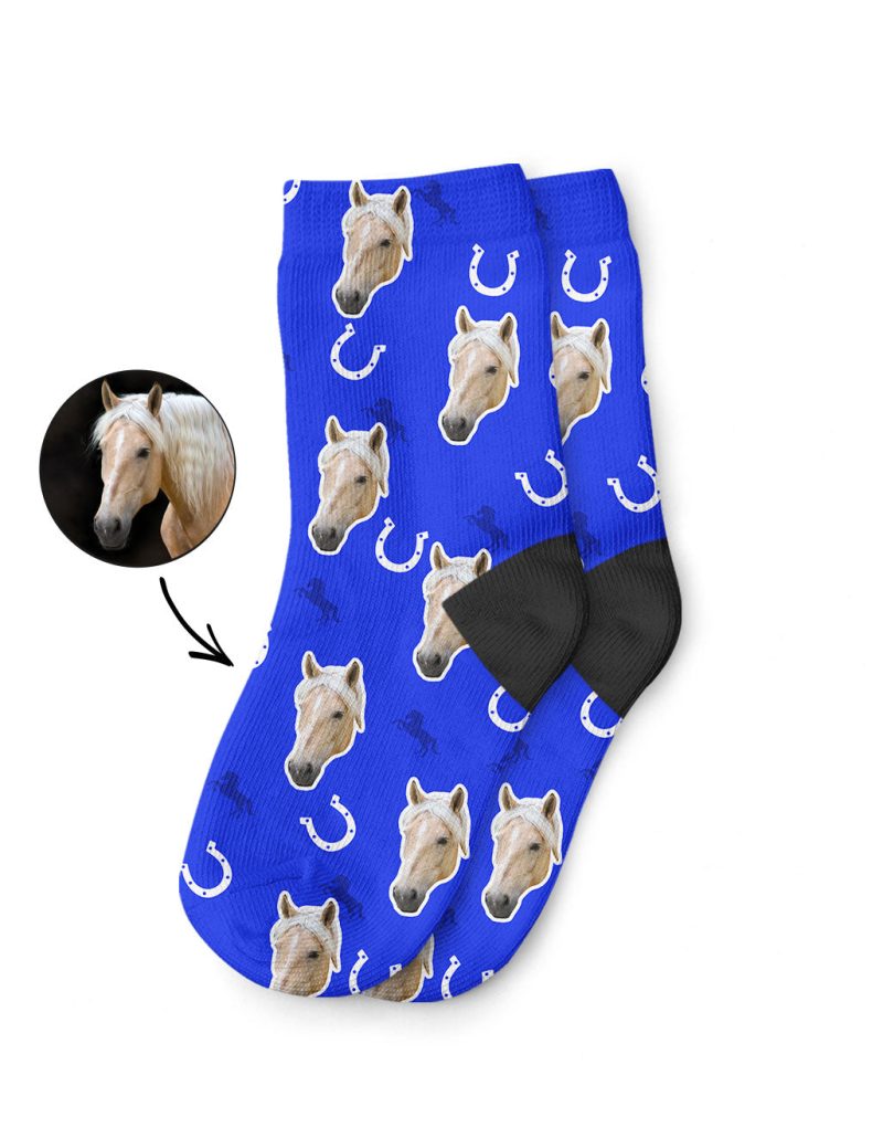 Kids Horse Photo Socks