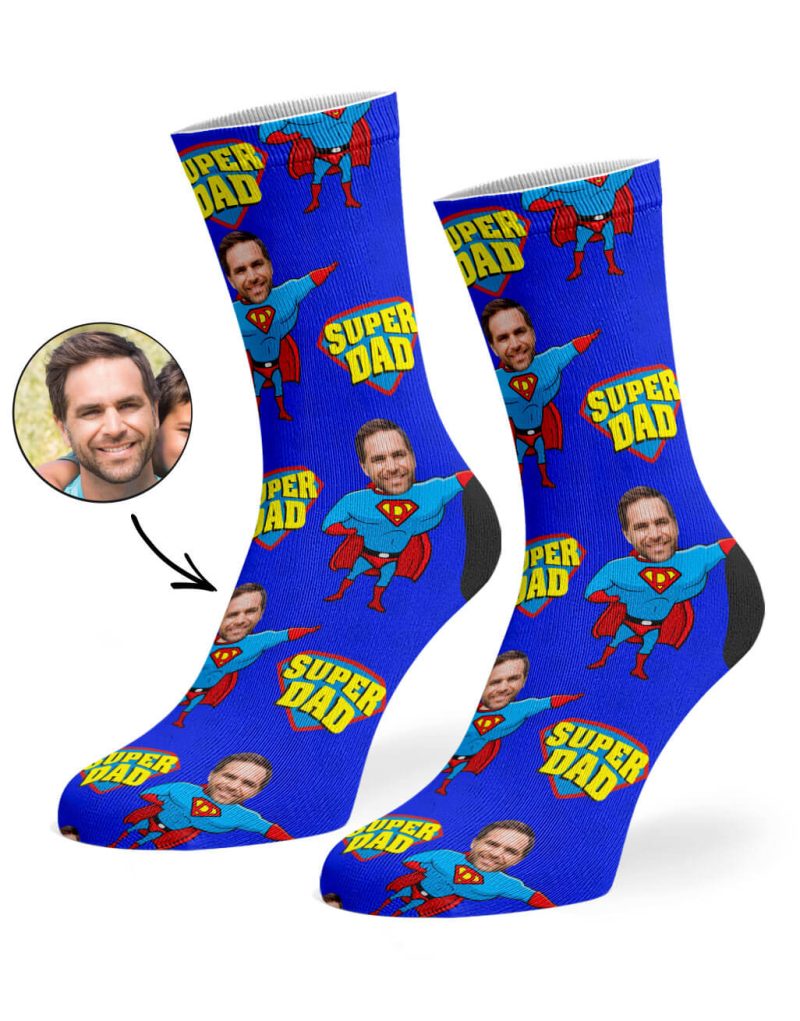 Royal blue Super Dad Socks