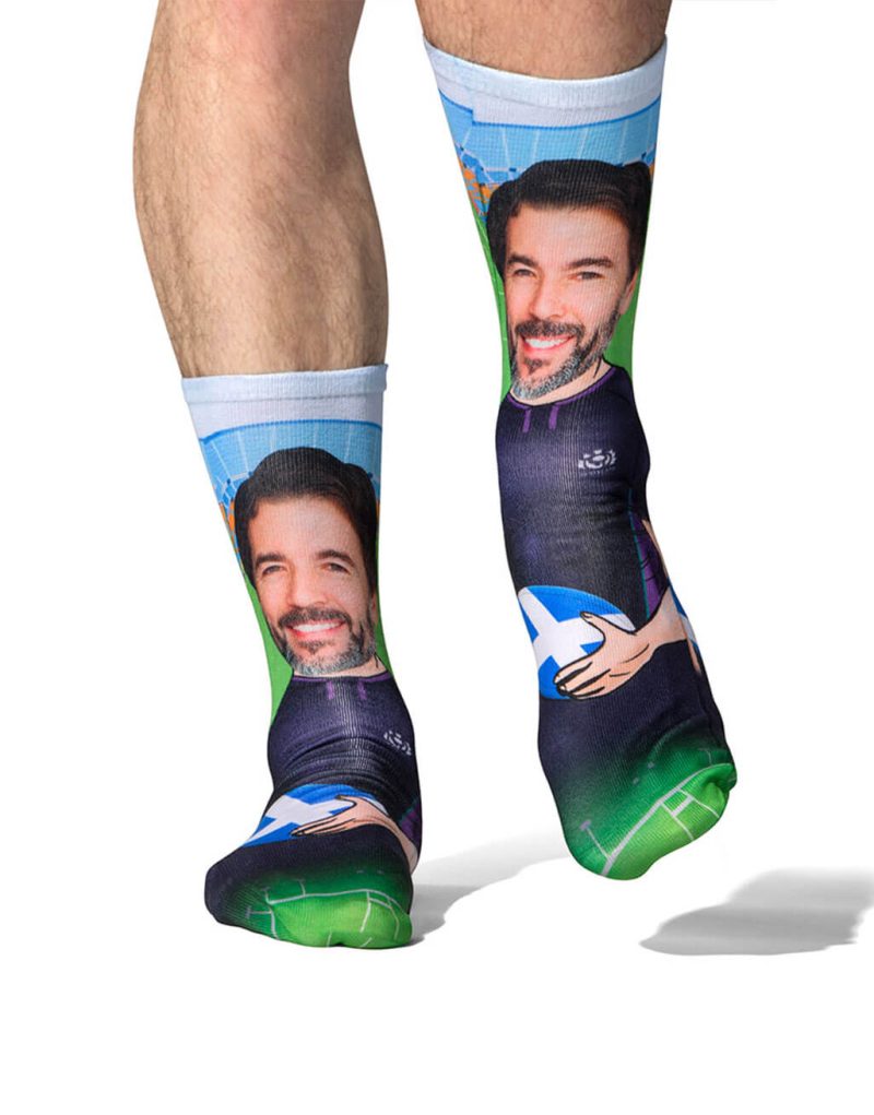 Rugby Player Socks