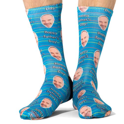 Striped Father s Day Socks