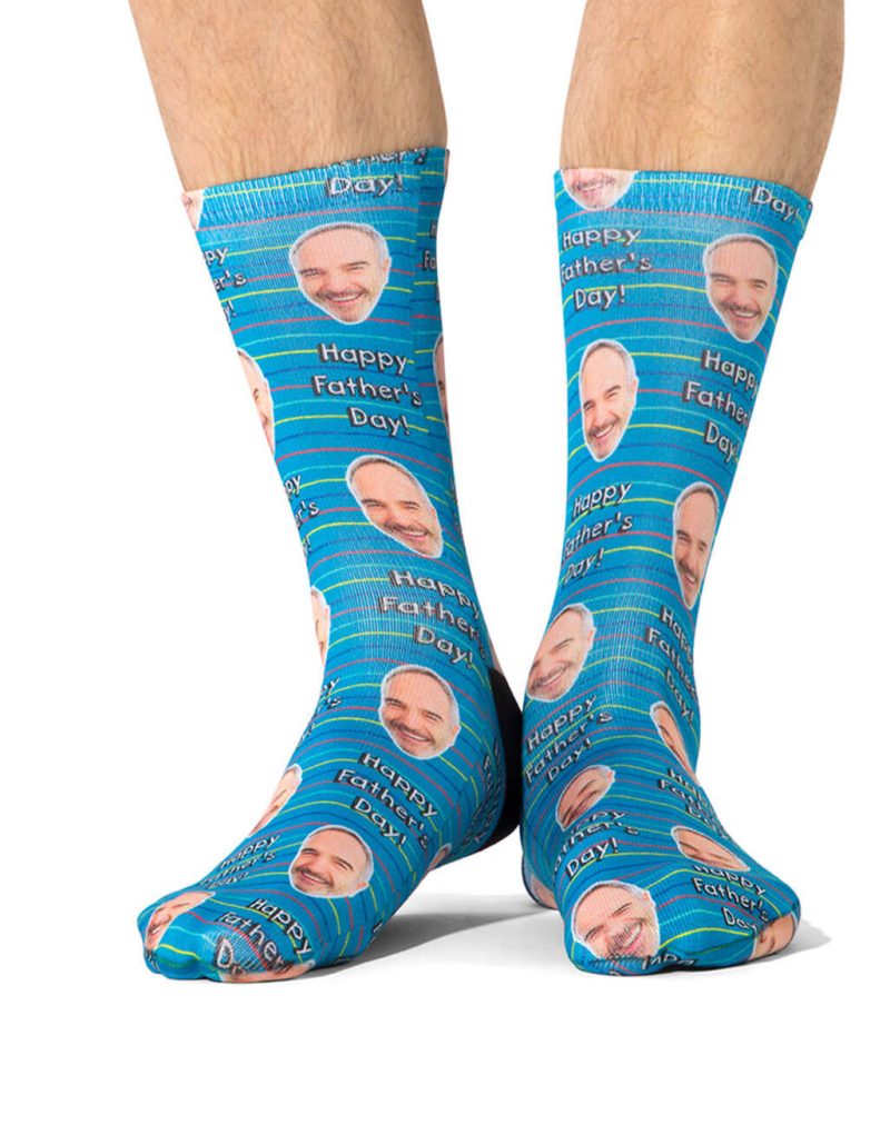 Striped Father s Day Socks