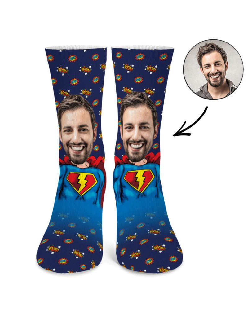 Superman Socks Navy