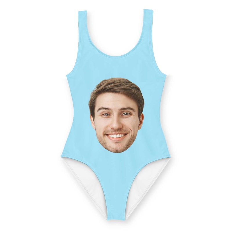 baby blue Custom swimsuit