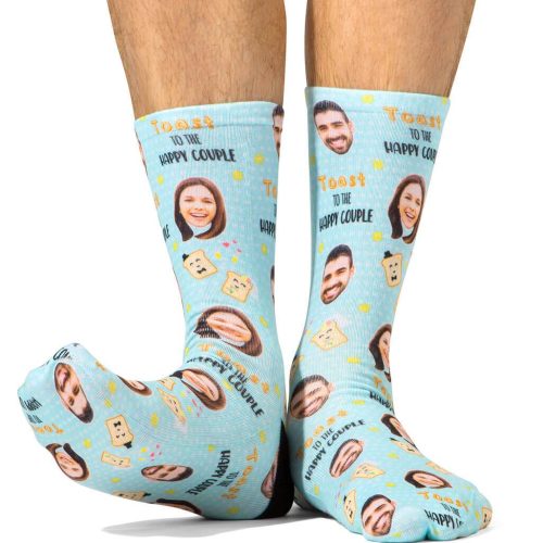 TOAST To The Happy Couple Socks