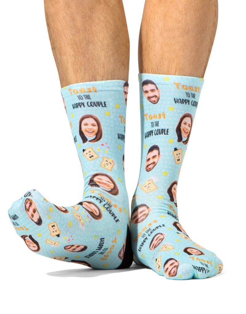 TOAST To The Happy Couple Socks