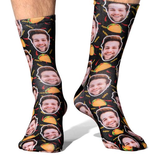 Taco Face Socks