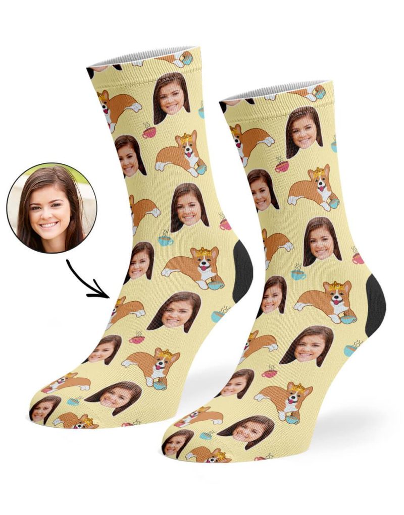 Tea And Corgis Socks c212f9be 97ed 4882 be80 ea437a9c4402