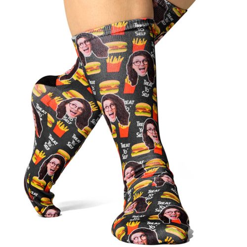 Treat Yo Self Fast Food Socks