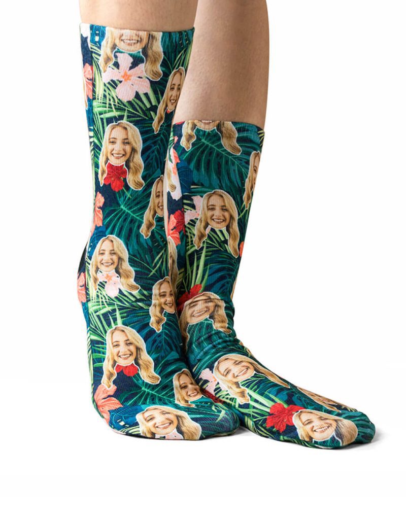 Tropical Face Socks