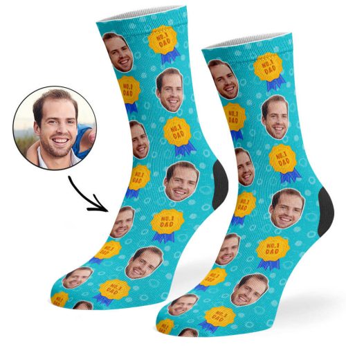 Turquoise 1 Dad Socks